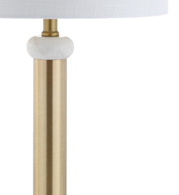 Gregory 27" Metal/Marble LED Table Lamp - JONATHAN Y